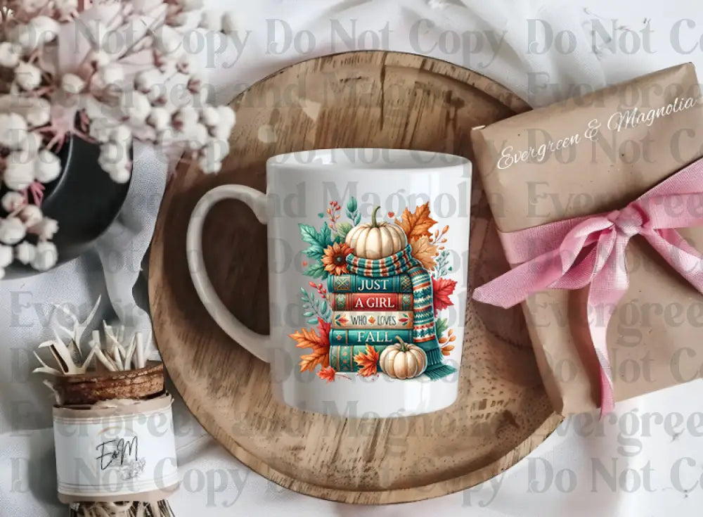 Just a Girl-books & Fall Teal