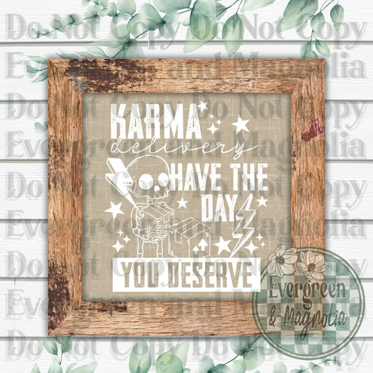 Karma Delivery (White)