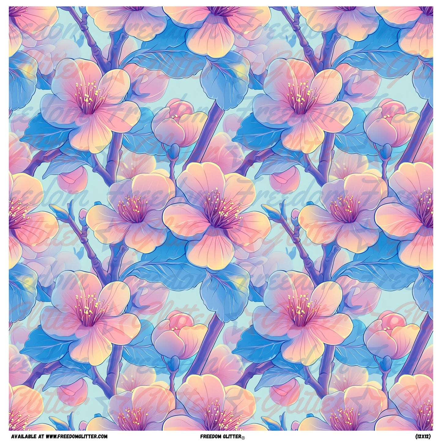 Kawaii Floral 15 (Printed Vinyl)