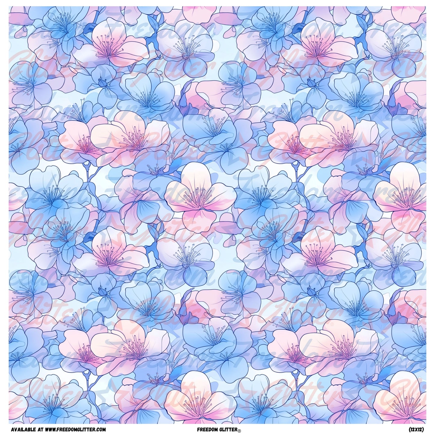 Kawaii Floral 1 (Printed Vinyl)