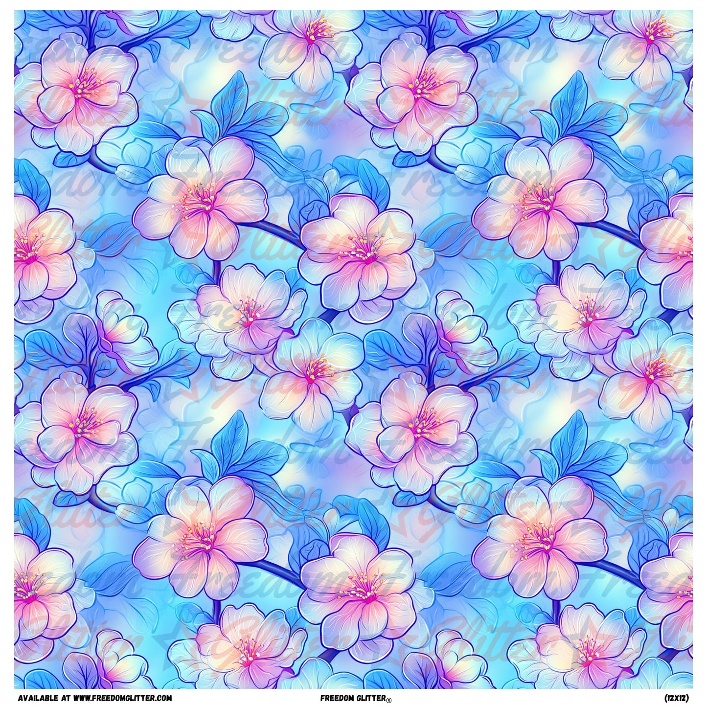 Kawaii Floral 8 (Printed Vinyl)