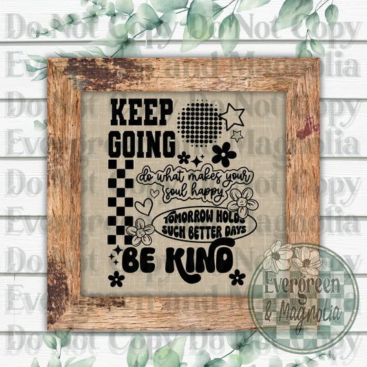 Keep Going (Black)