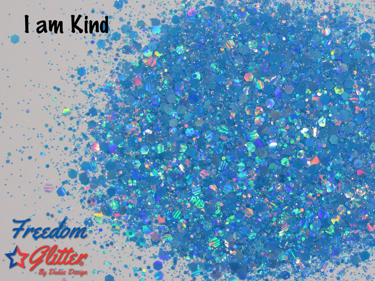 I am Kind (Pearl Holographic Glitter)