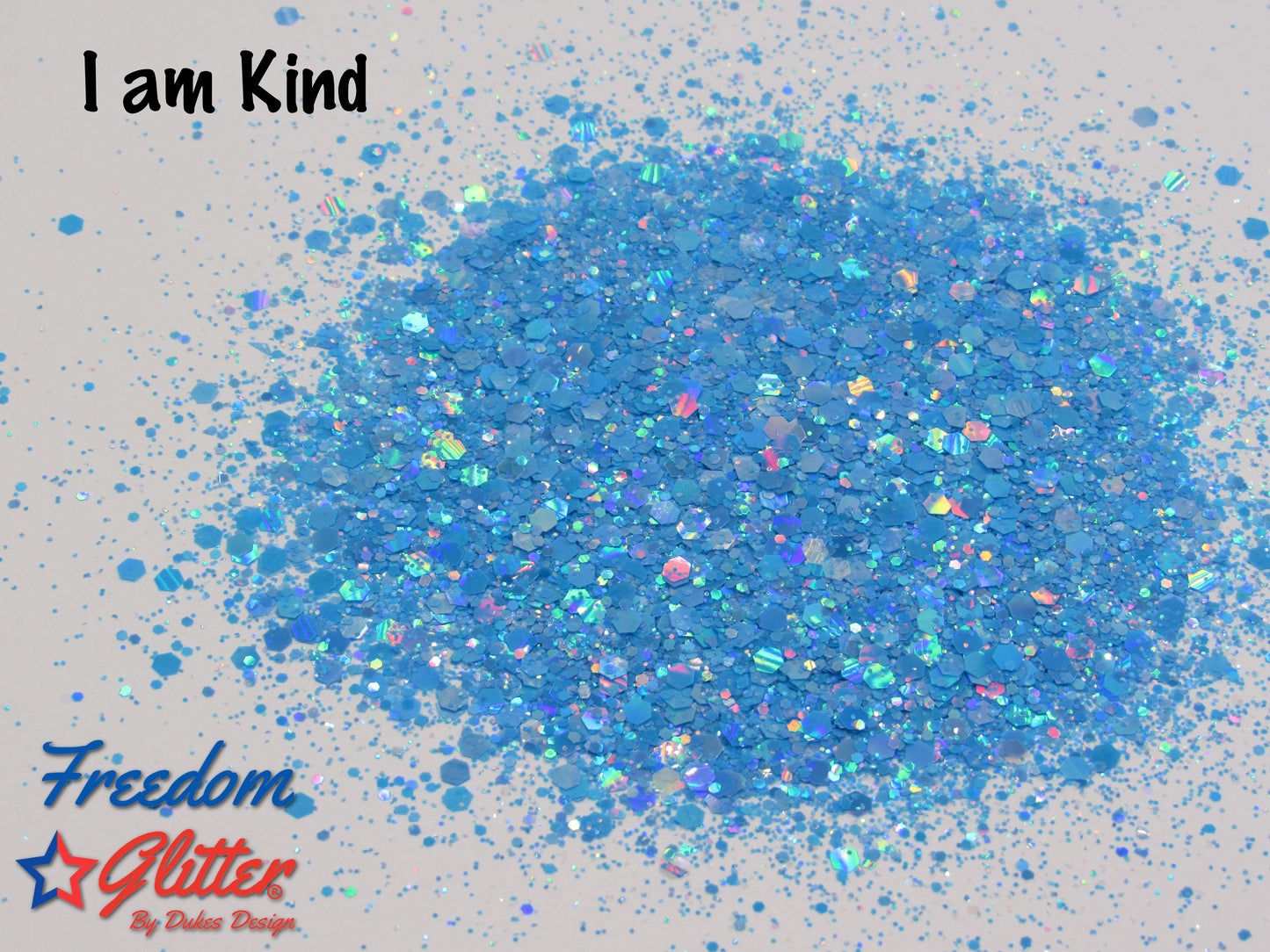 I am Kind (Pearl Holographic Glitter)