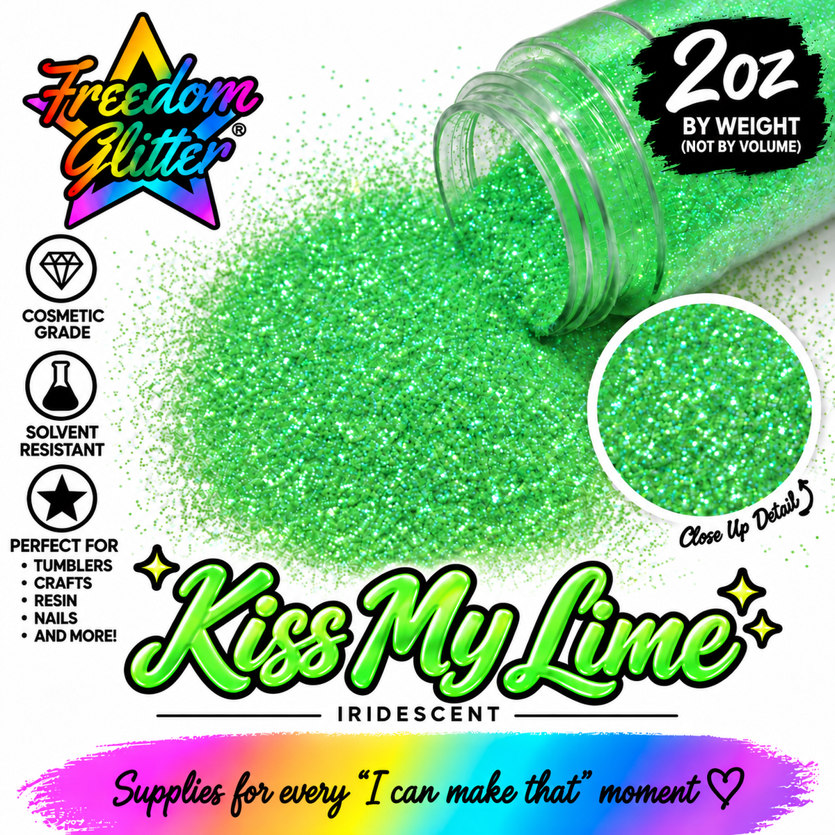 Kiss My Lime (Iridescent)