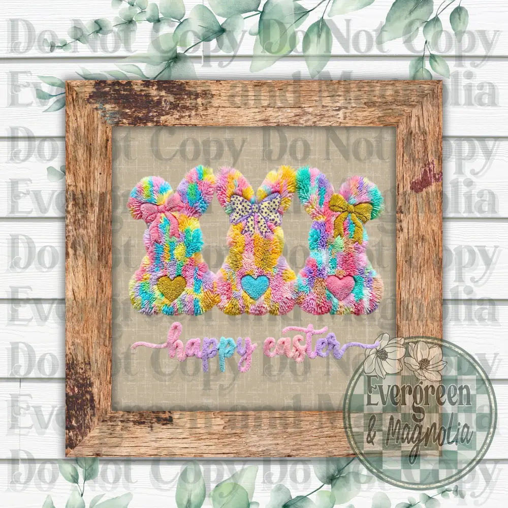 Latch hook easter bunny 4
