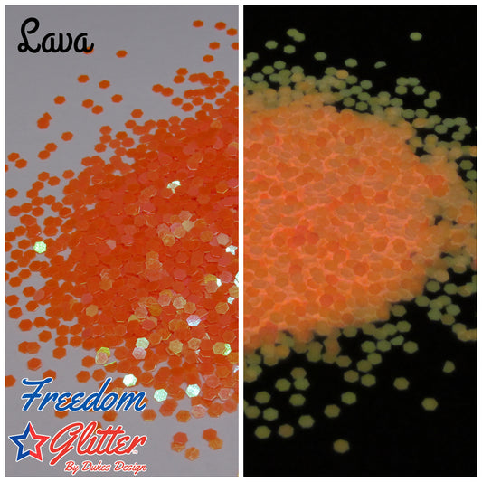 Lava (Glow Glitter)