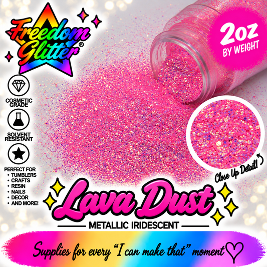 Lava Dust (Metallic/Iridescent Glitter)