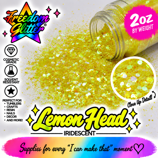 Lemon Head (Iridescent Glitter)