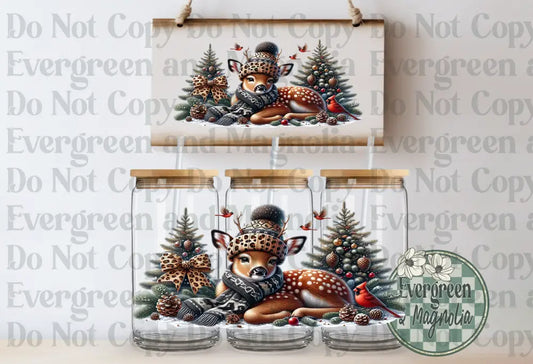 Leopard Christmas Deer