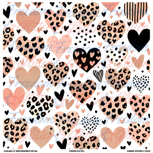 Leopard Hearts 1 (Printed Vinyl)