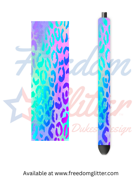 Leopard 1 Pen Wrap (Vinyl)