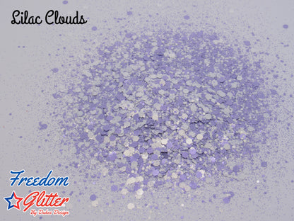 Lilac Clouds (Pearl Iridescent Glitter)
