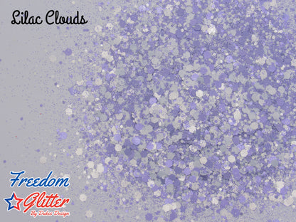 Lilac Clouds (Pearl Iridescent Glitter)