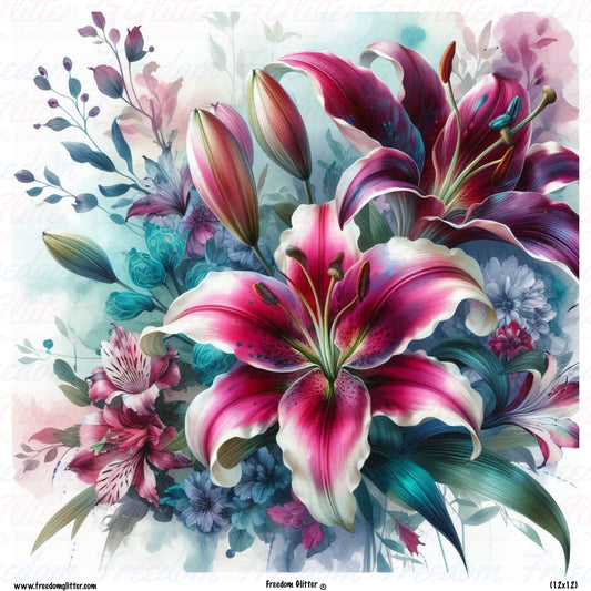 Lilies 10 (Printed Vinyl)