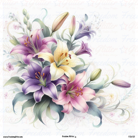 Lilies 1 (Printed Vinyl)