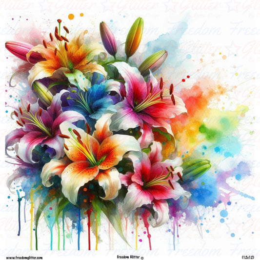 Lilies 2 (Printed Vinyl)