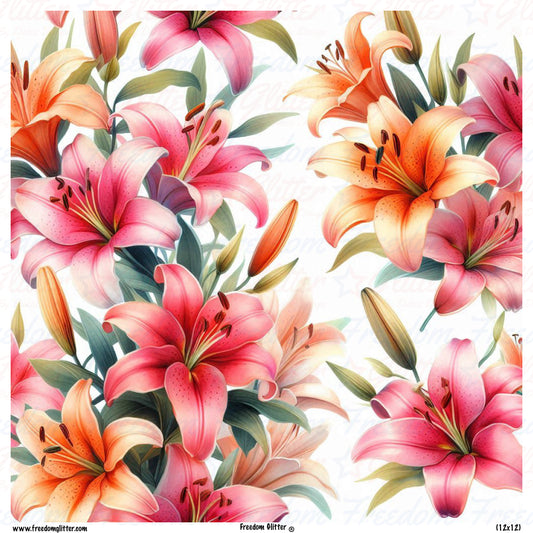 Lilies 4 (Printed Vinyl)
