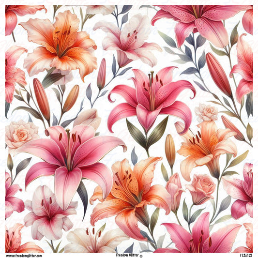 Lilies 5 (Printed Vinyl)