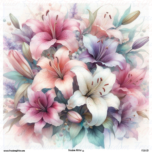 Lilies 6 (Printed Vinyl)