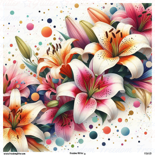 Lilies 8 (Printed Vinyl)