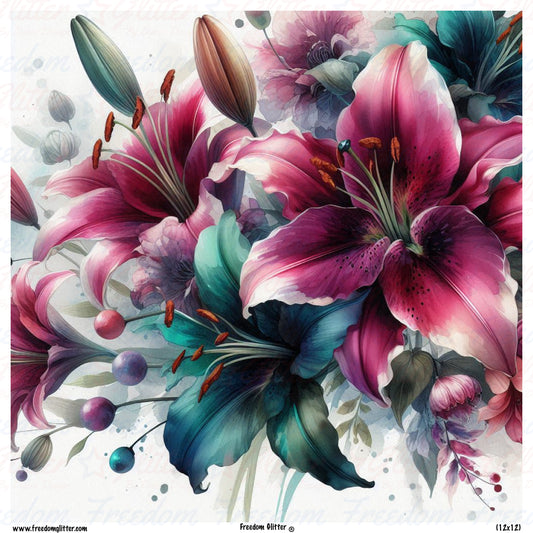 Lilies 9 (Printed Vinyl)