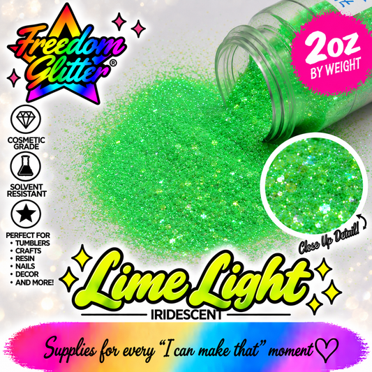 Lime Light (Iridescent Glitter)