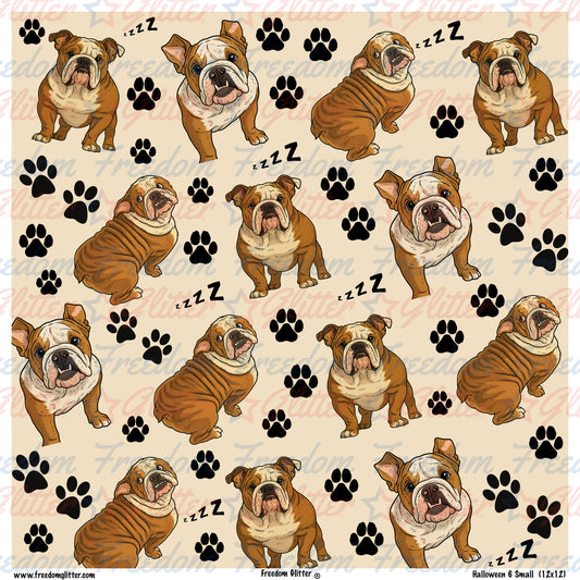 Louie the Bulldog Vinyl (Printed Vinyl)
