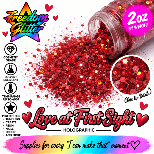 Love at First Sight (Holographic Glitter)