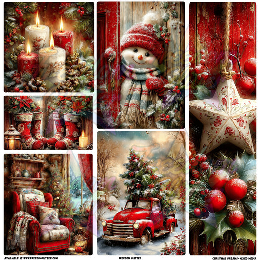 Mixed Image Sheet - Christmas Dreams (Printed Vinyl)