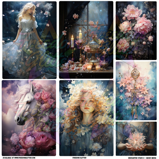 Mixed Image Sheet - Enchanted Stars 2 (Printed Vinyl)