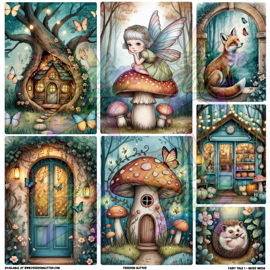 Mixed Image Sheet - Fairy Tale (Printed Vinyl)