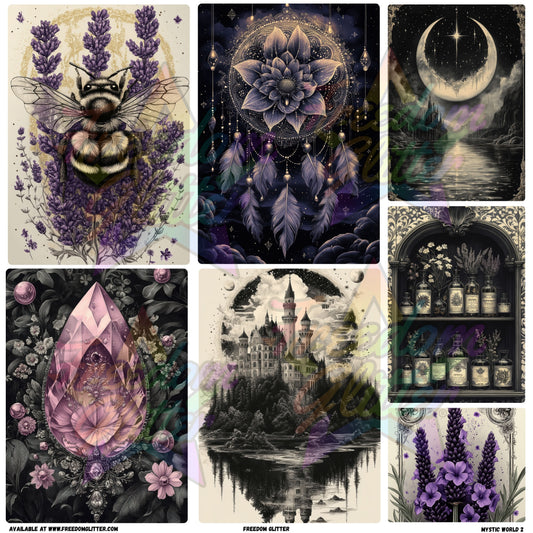 Mixed Image Sheet - Mystic World 2 (Printed Vinyl)