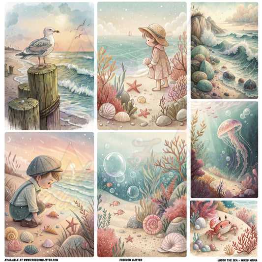 Mixed Image Sheet - Under the Sea (Printed Vinyl)