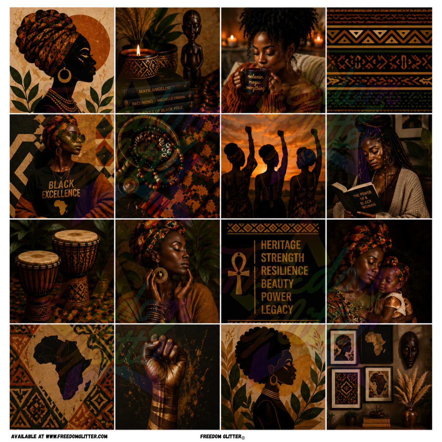 Mixed Image - African American Heritage 2 (Printed Vinyl)