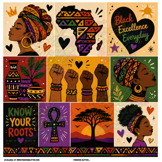 Mixed Image - African American Heritage 5 (Printed Vinyl)