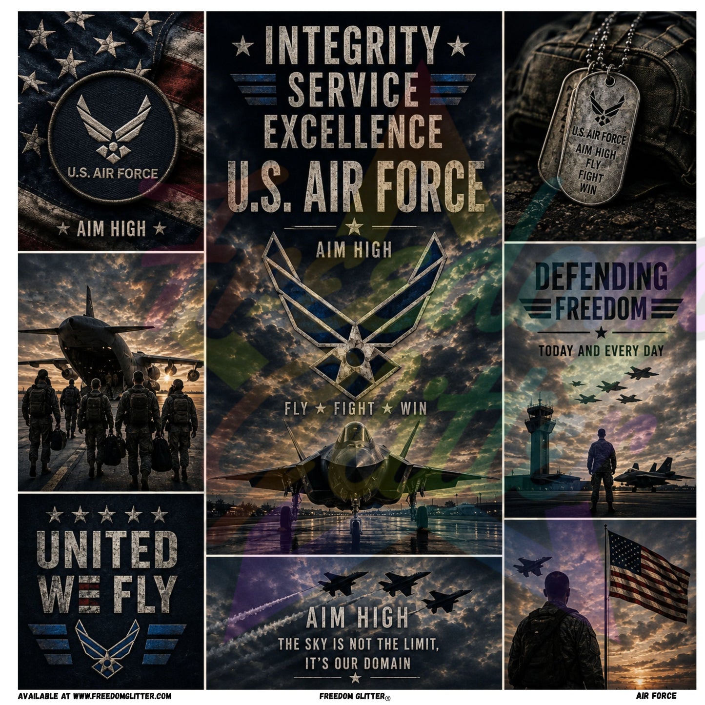 Mixed Image - Air Force (Printed Vinyl)