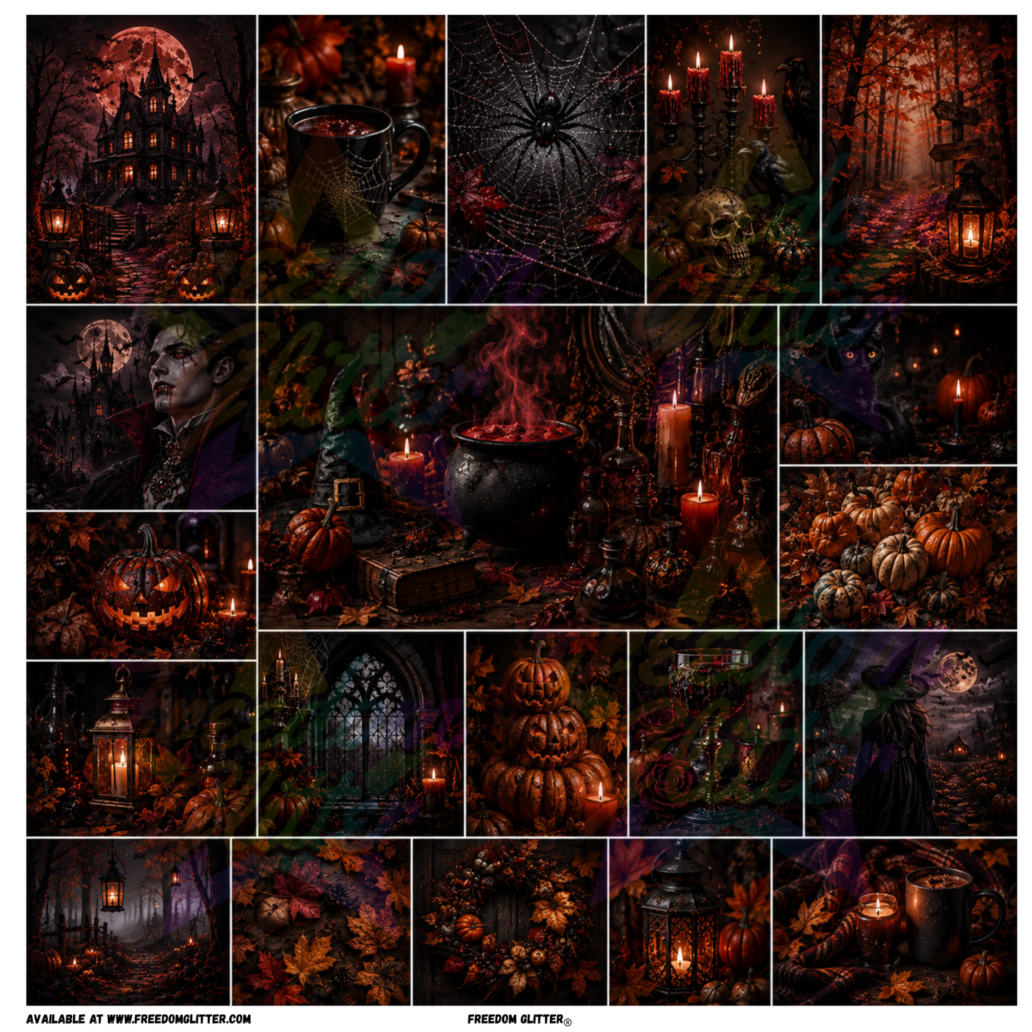 Mixed Image - All Things Halloween & Fall (Printed Vinyl)