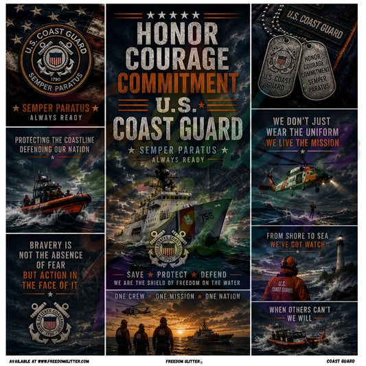 Mixed Image - Coast Guard (Printed Vinyl)