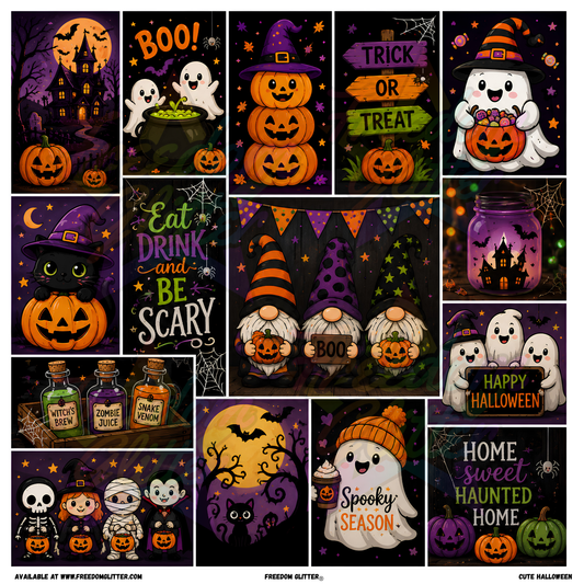 Mixed Image - Cute Halloween (Printed Vinyl)