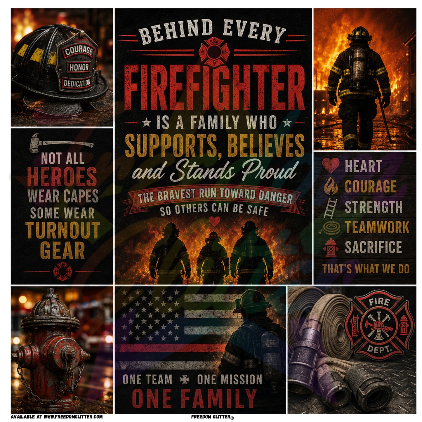 Mixed Image - Firefighter (Printed Vinyl)