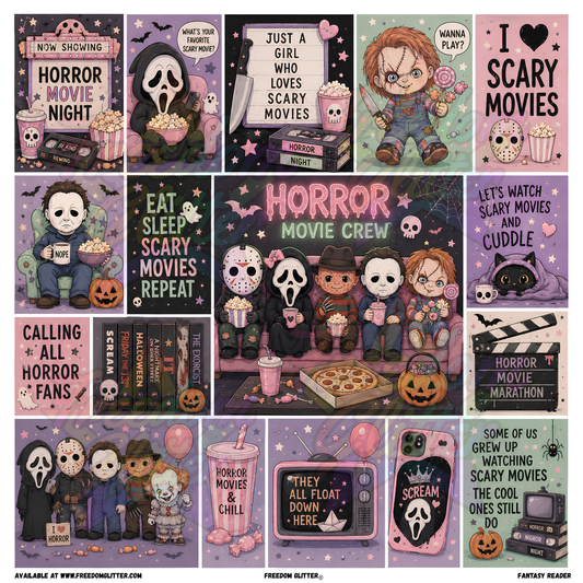 Mixed Image - Horror Movie Crew (Printed Vinyl)