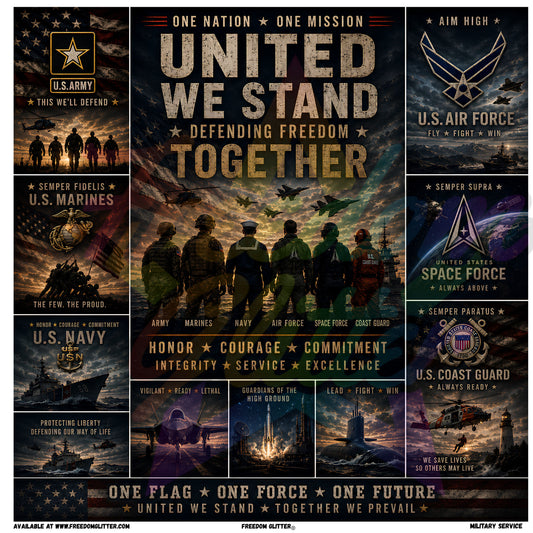 Mixed Image - Military Service (Printed Vinyl)