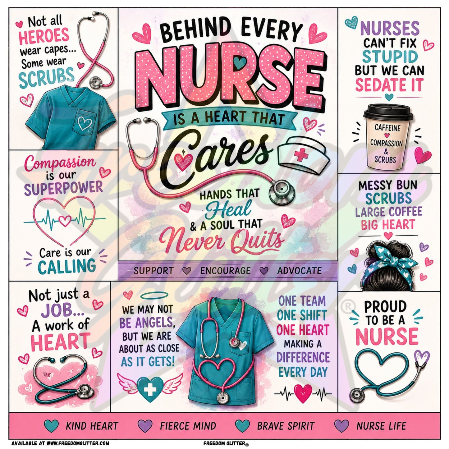 Mixed Image - Nurse (Printed Vinyl)
