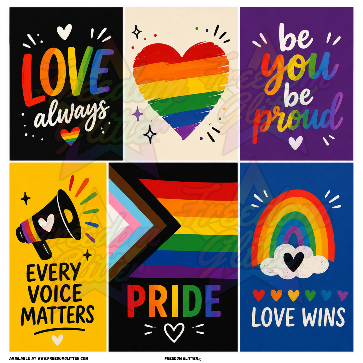 Mixed Image - Pride 2 (Printed Vinyl)