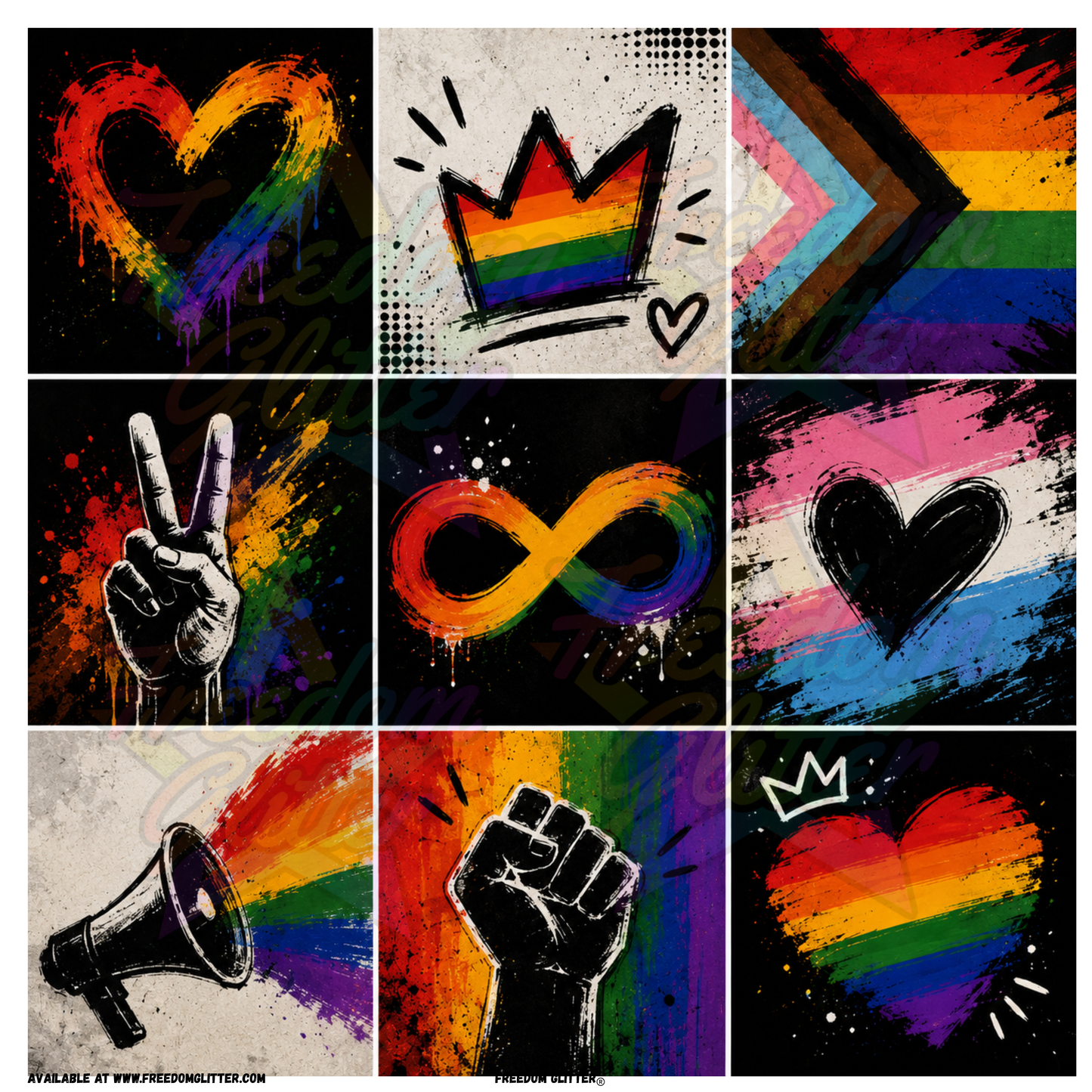 Mixed Image - Pride 3 (Printed Vinyl)