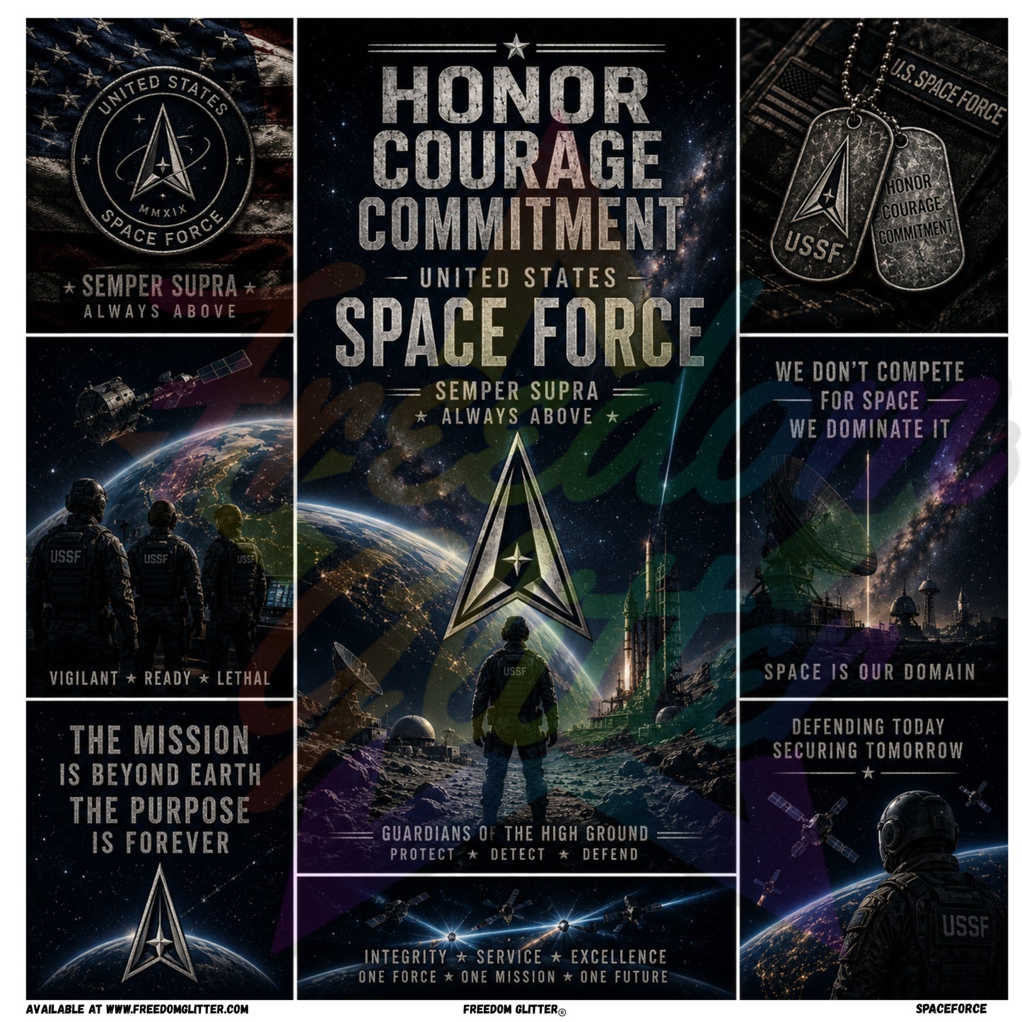 Mixed Image - Space Force (Printed Vinyl)