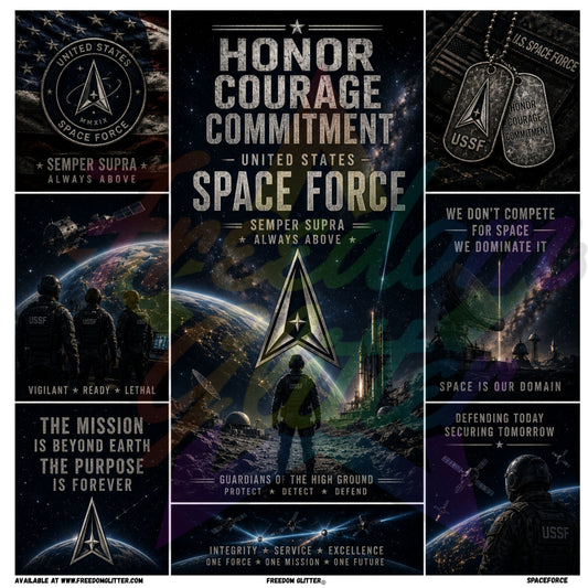 Mixed Image - Space Force (Printed Vinyl)