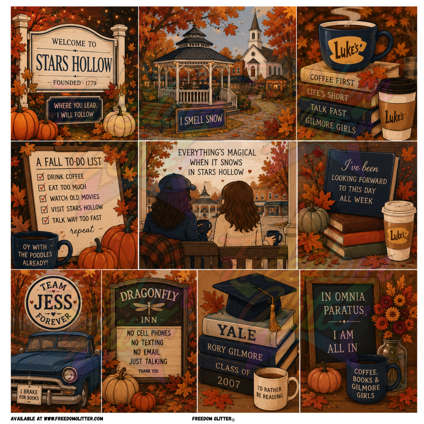 Mixed Image - Stars Hollow 2 (Printed Vinyl)