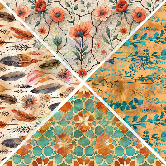 Mixed Triangles - Southwestern 3 (Printed Vinyl)